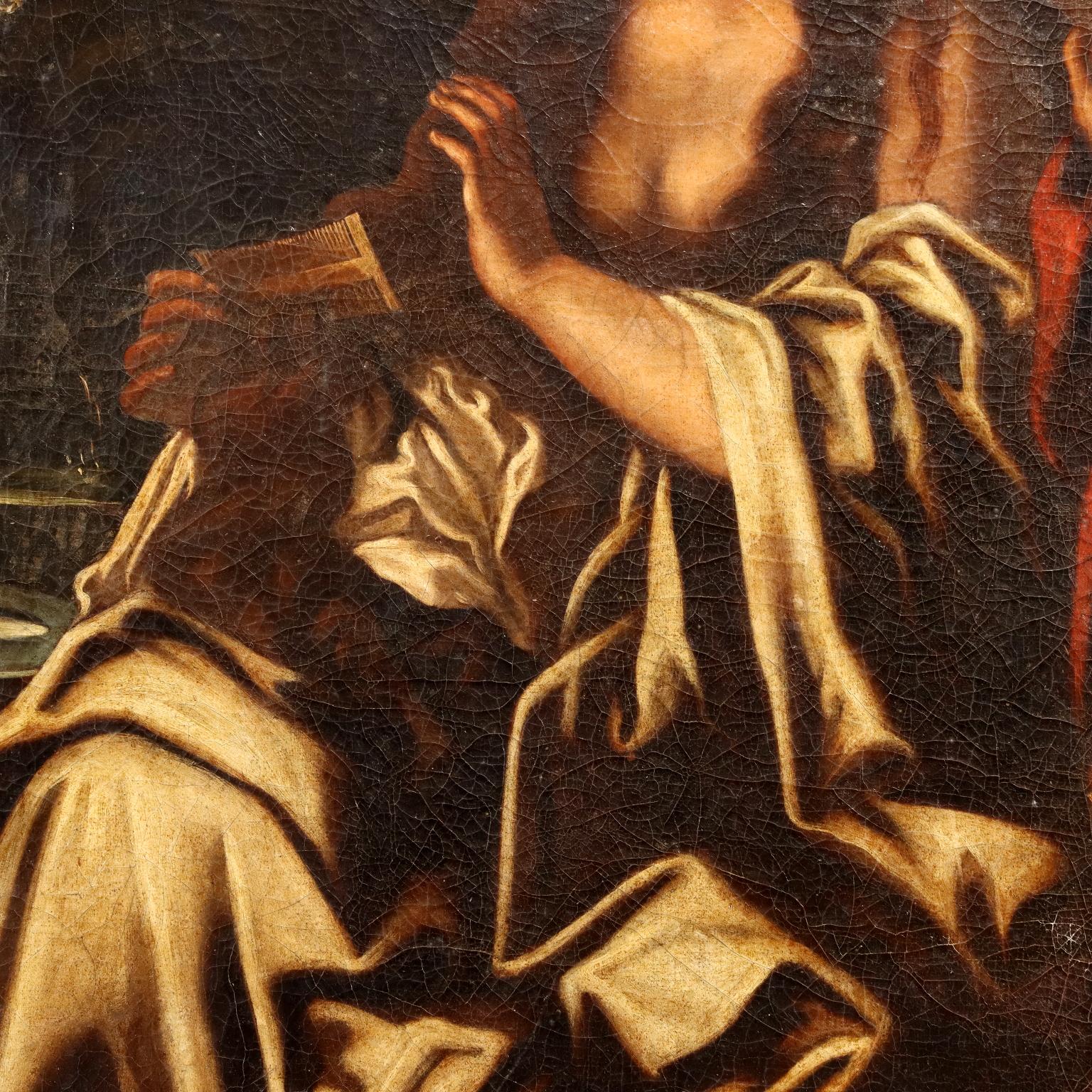 Dipinto Betsabea al Bagno XVIII-XIX secolo in vendita 5
