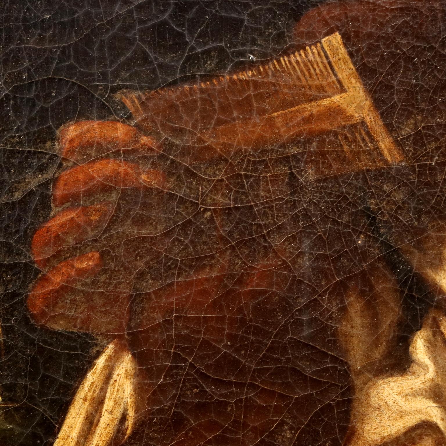 Dipinto Betsabea al Bagno XVIII-XIX secolo in vendita 6