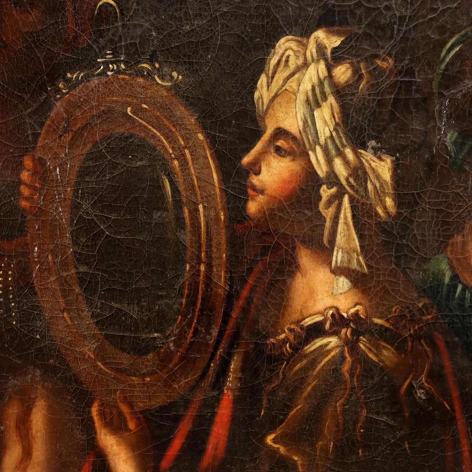 Dipinto Betsabea al Bagno XVIII-XIX secolo - Painting Altro stile artistico di Unknown