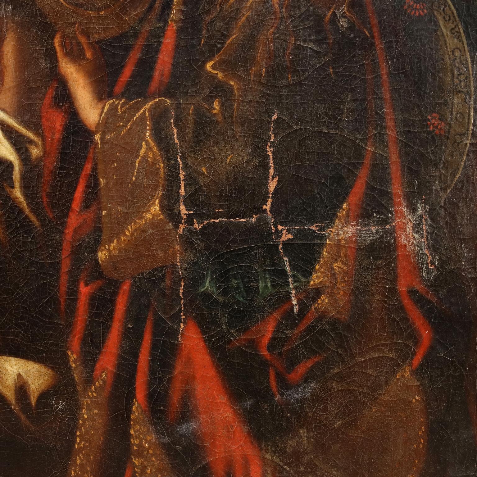 Dipinto Betsabea al Bagno XVIII-XIX secolo in vendita 2