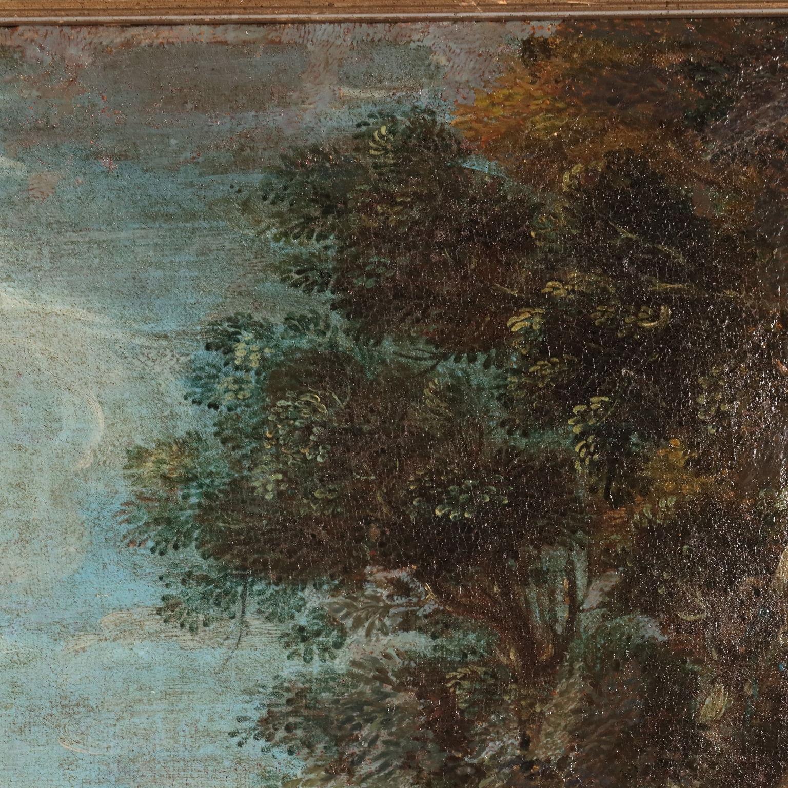 Dipinto Caino e Abele XVII-XVIII secolo in vendita 3