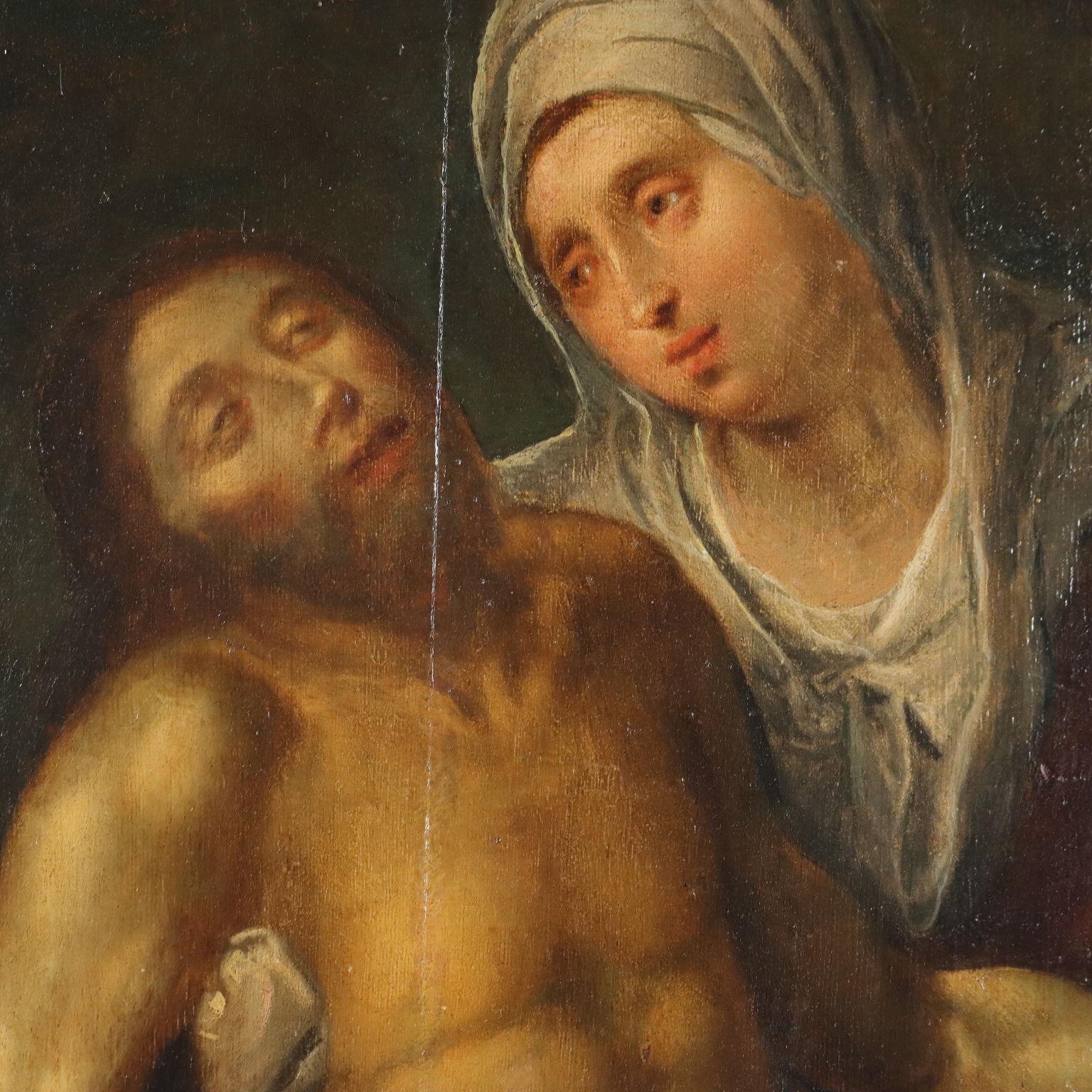 Dipinto Compianto su Cristo morto XIX secolo - Painting Altro stile artistico di Unknown