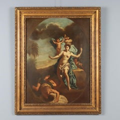 Painting with Allegory of America 18th century