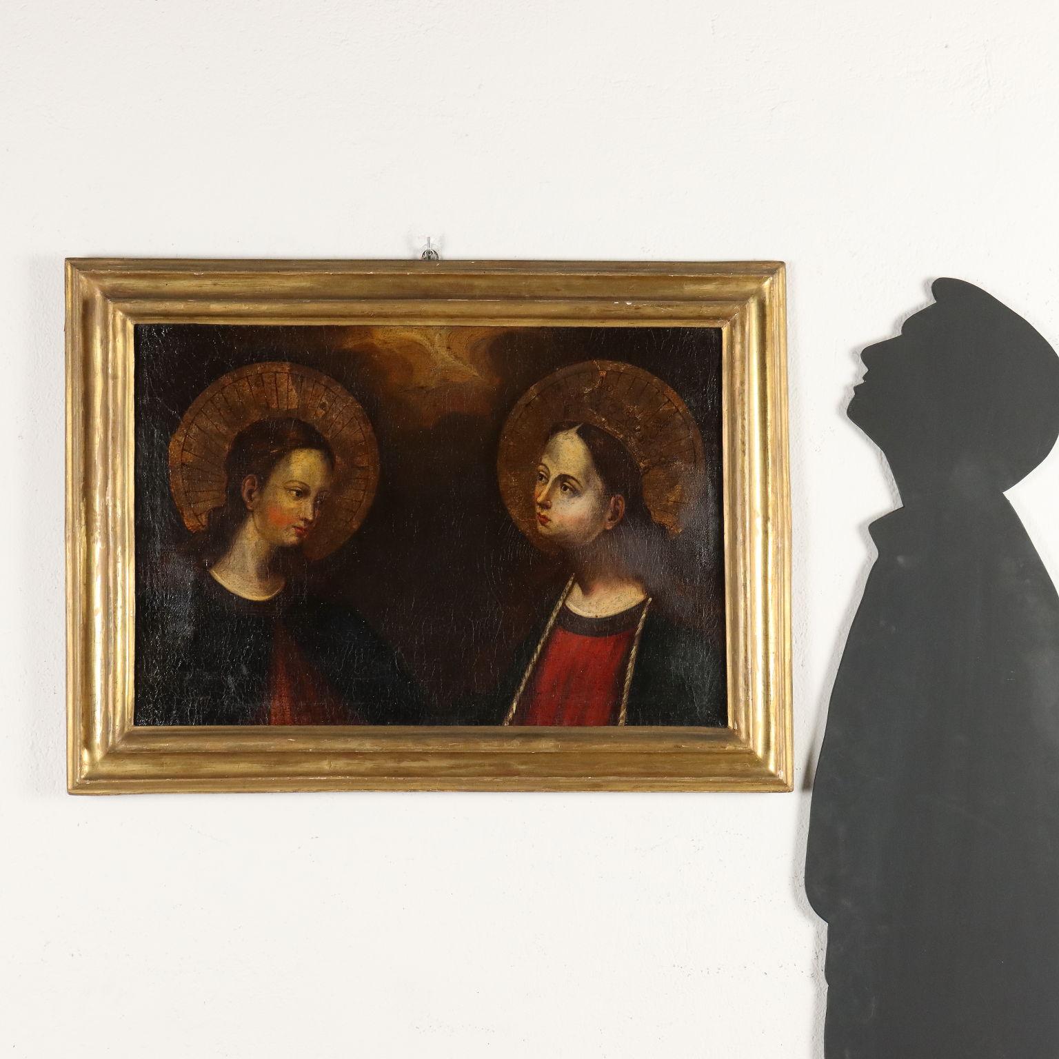 Painting with Two Saints, 17th century 1