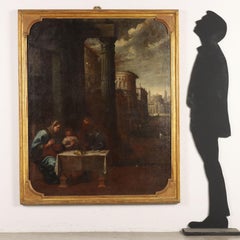 Gemälde mit der Heiligen Familie am Tisch