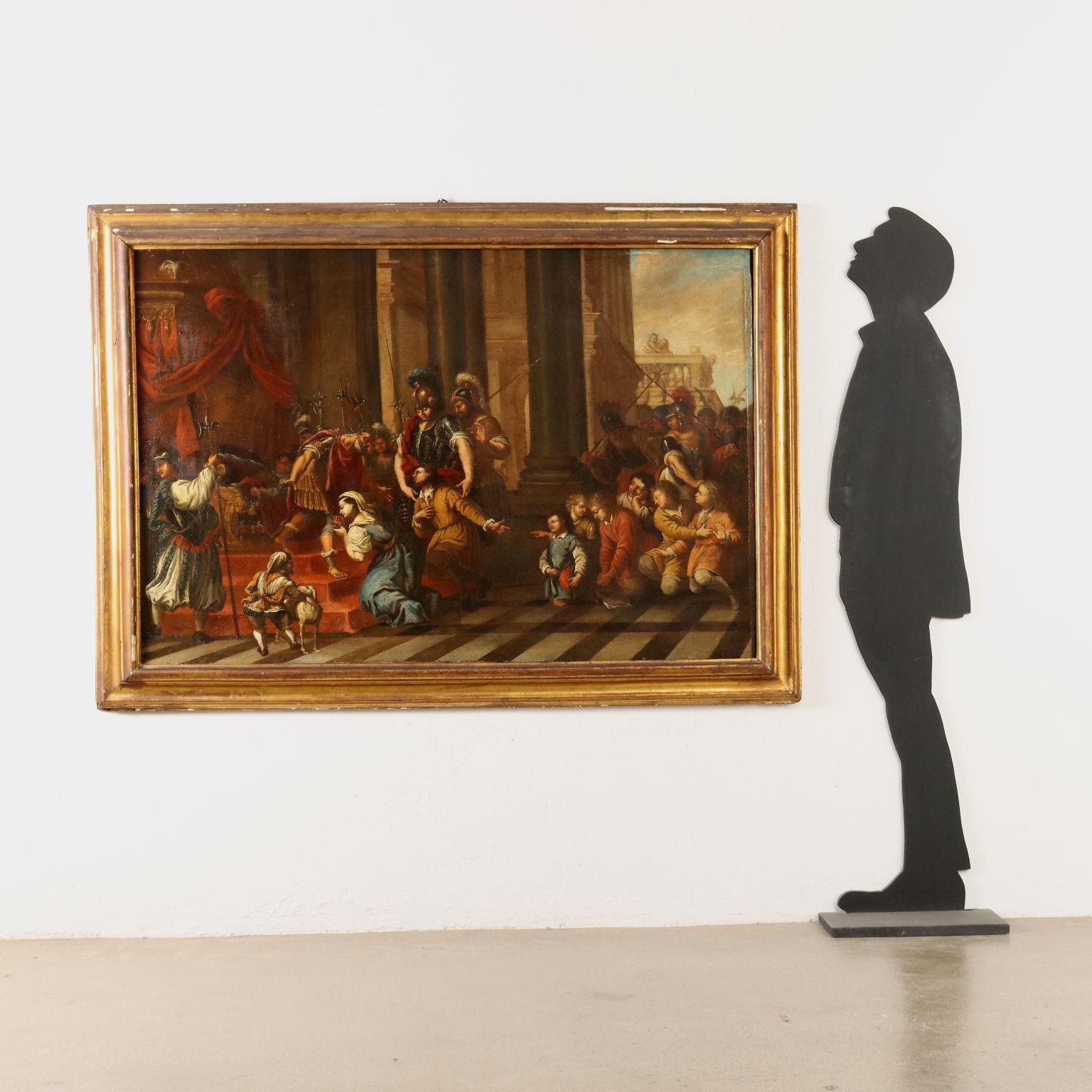 Pintura con escena de episodio histórico, 1600-1700 - Painting de Unknown