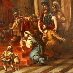 Painting with Scene of Historical Episode, 1600s-1700s