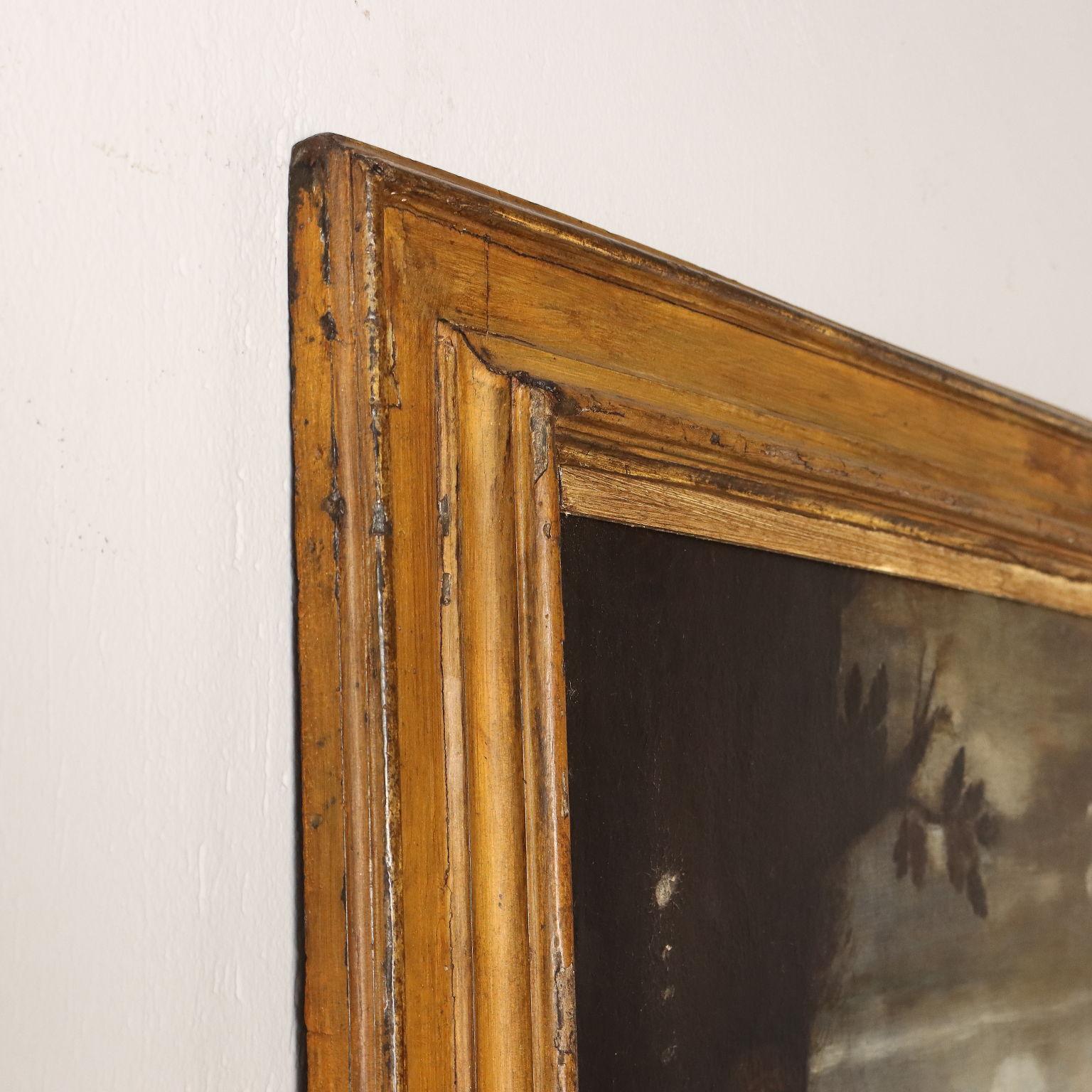 Pintura con escena mitológica Amor y Psique Siglo XVIII en venta 6