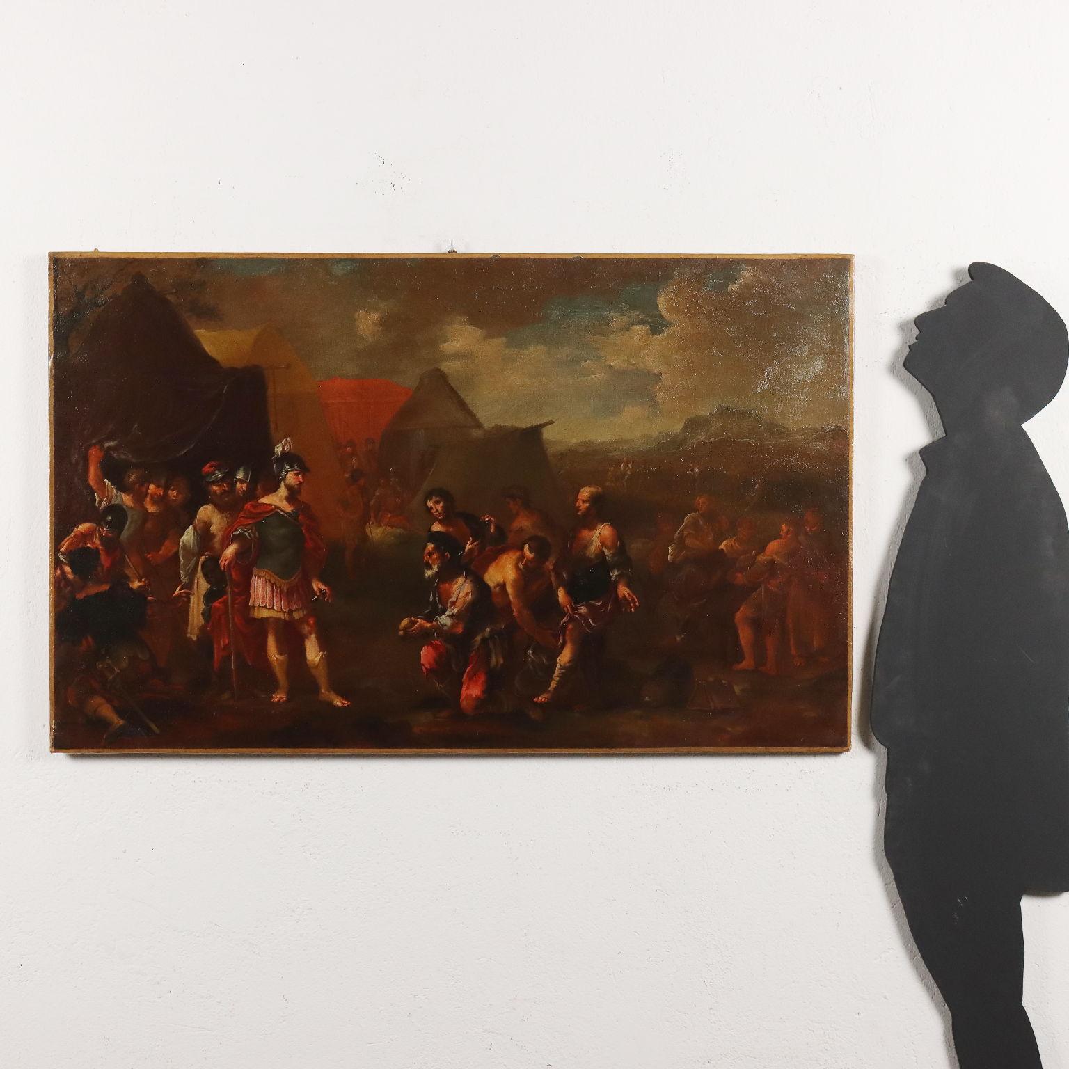 Gemälde mit historischem Thema 17.-18. Jahrhundert – Painting von Unknown