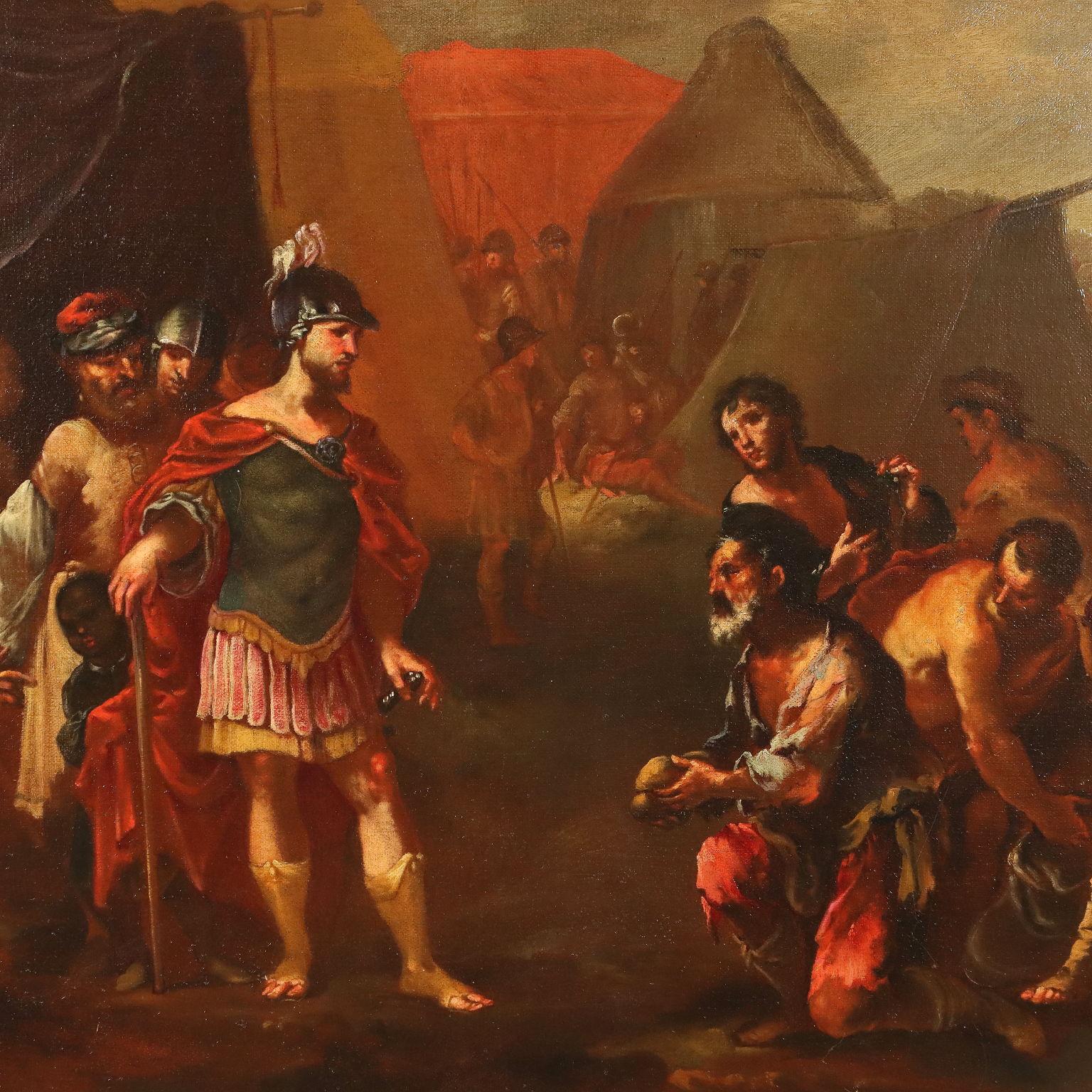 Gemälde mit historischem Thema 17.-18. Jahrhundert (Sonstige Kunststile), Painting, von Unknown
