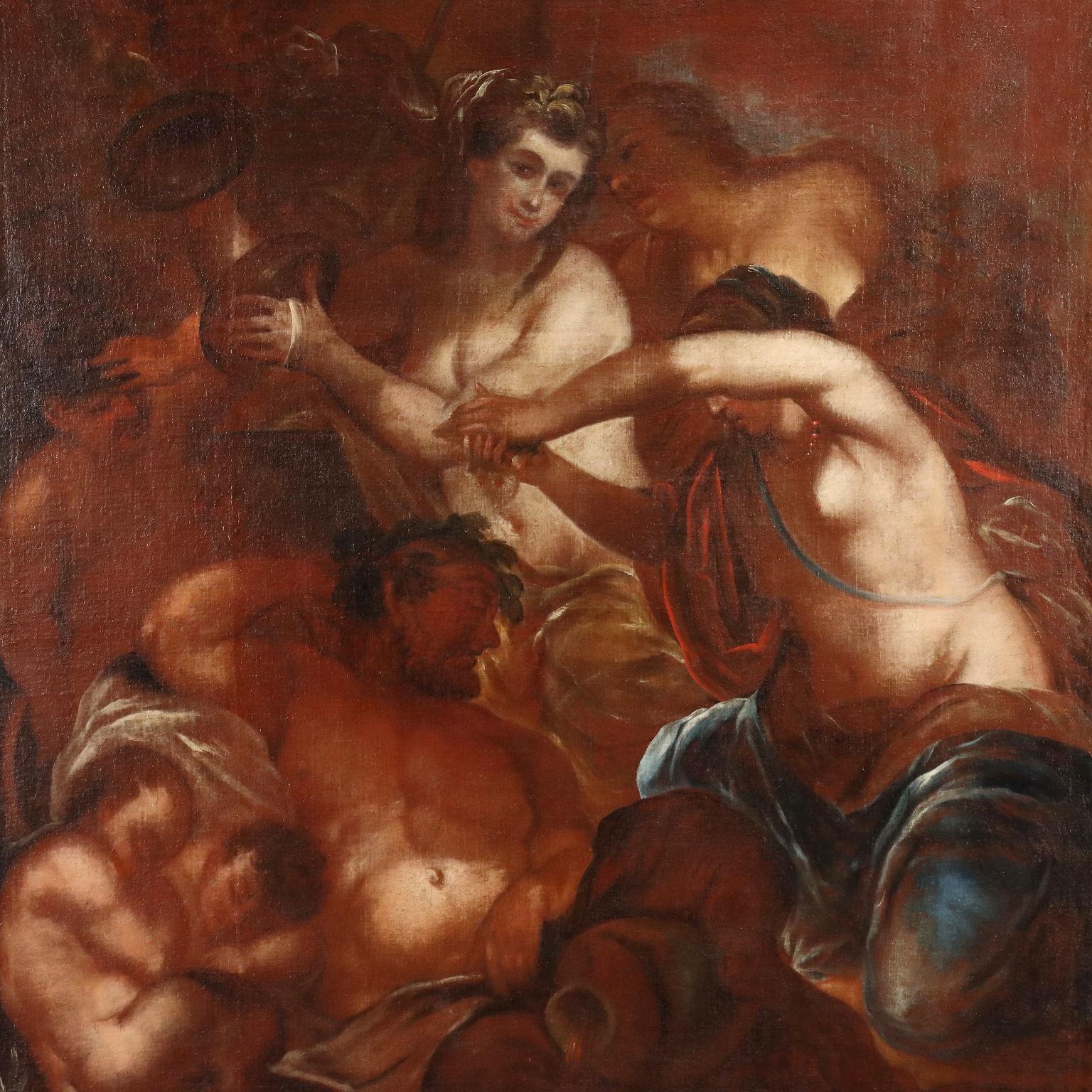 Peinture avec Triomphe de Bacchus 18e siècle - Autres styles artistiques Painting par Unknown