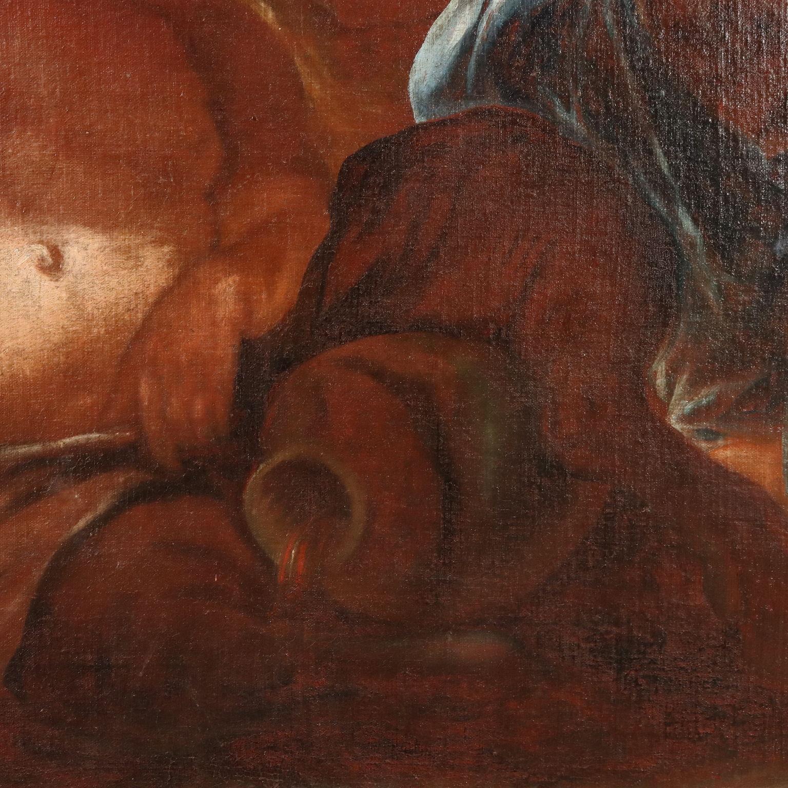 Peinture avec Triomphe de Bacchus 18e siècle en vente 3