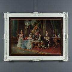 Peinture d'Antonio Zavaga Genre Scène de cour