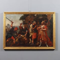 Gemälde der Szene eines Gnadengesuchs Öl auf Leinwand 17