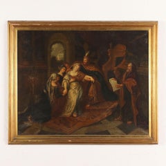 Peinture Esther devant Assuérus, fin du XVIIIe siècle
