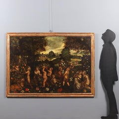 Painted Feast of Cupids 17th-18th Century