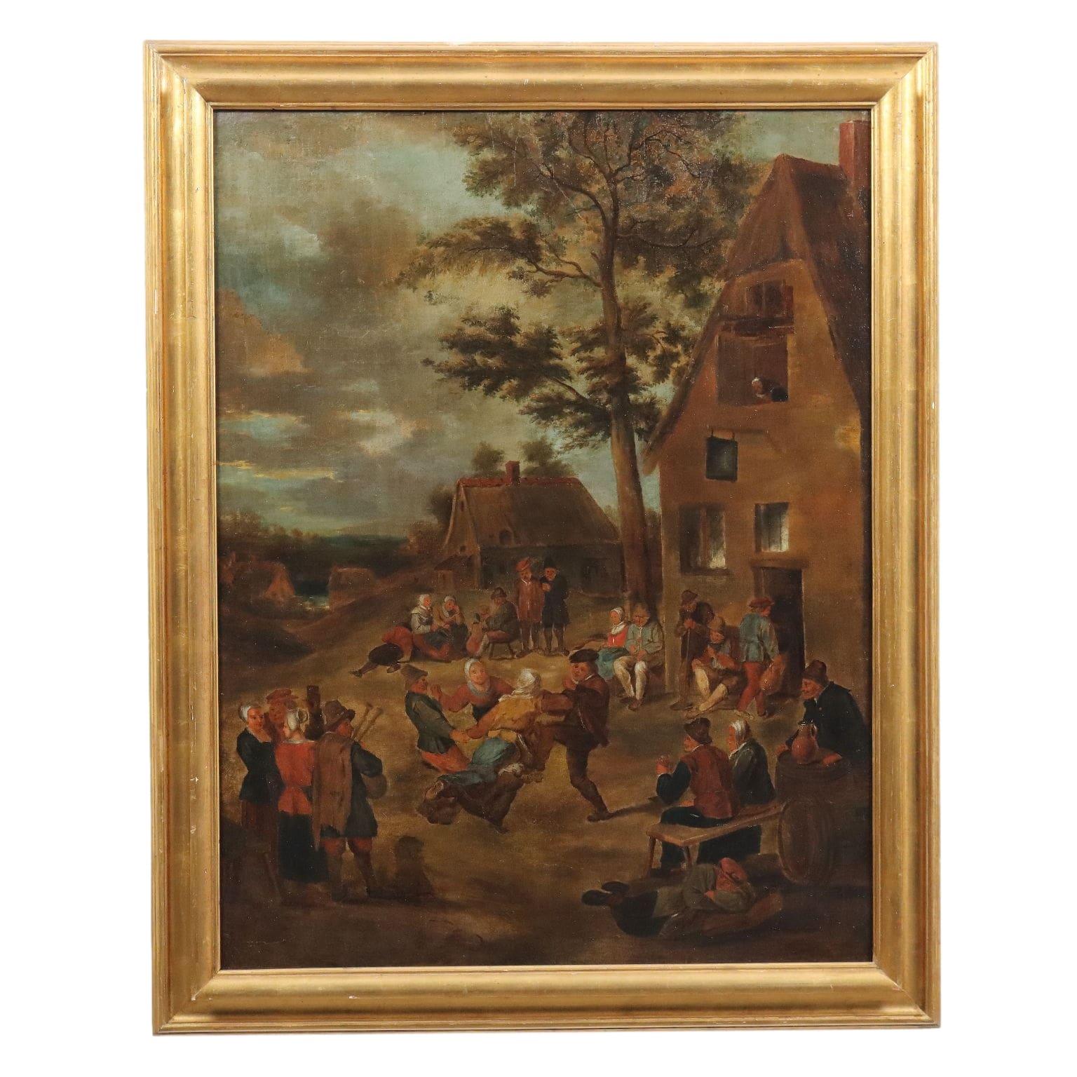 Gemaltes Landfest 18. Jahrhundert