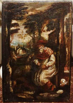 Venetian Baroque religious figurative painting from the 17th century