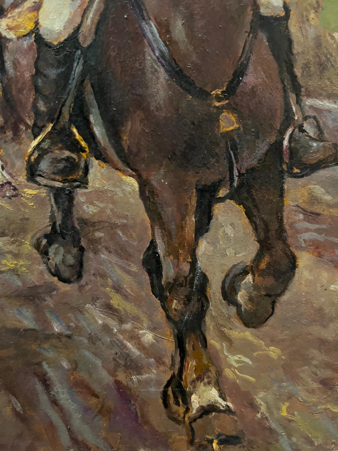 Tuscan historical figurative painting of the 20th century For Sale 2