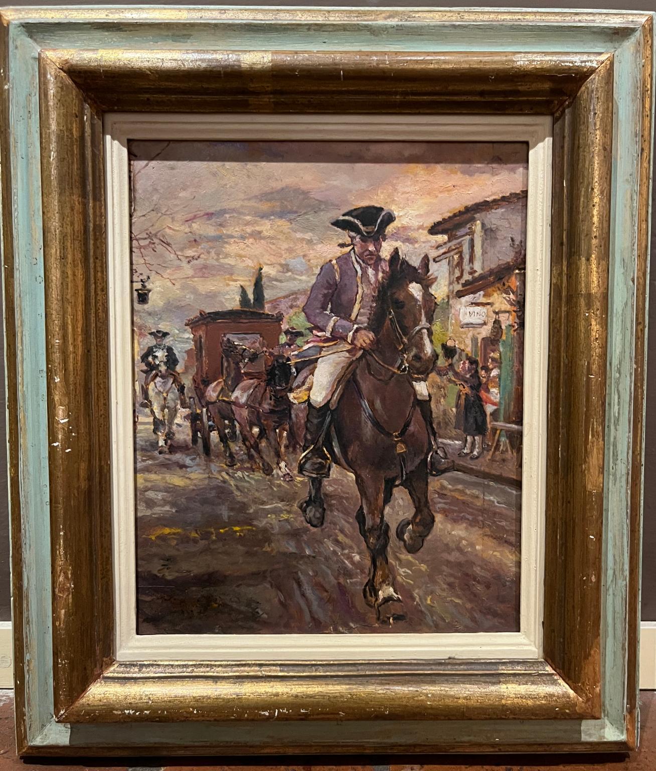 Tuscan historical figurative painting of the 20th century