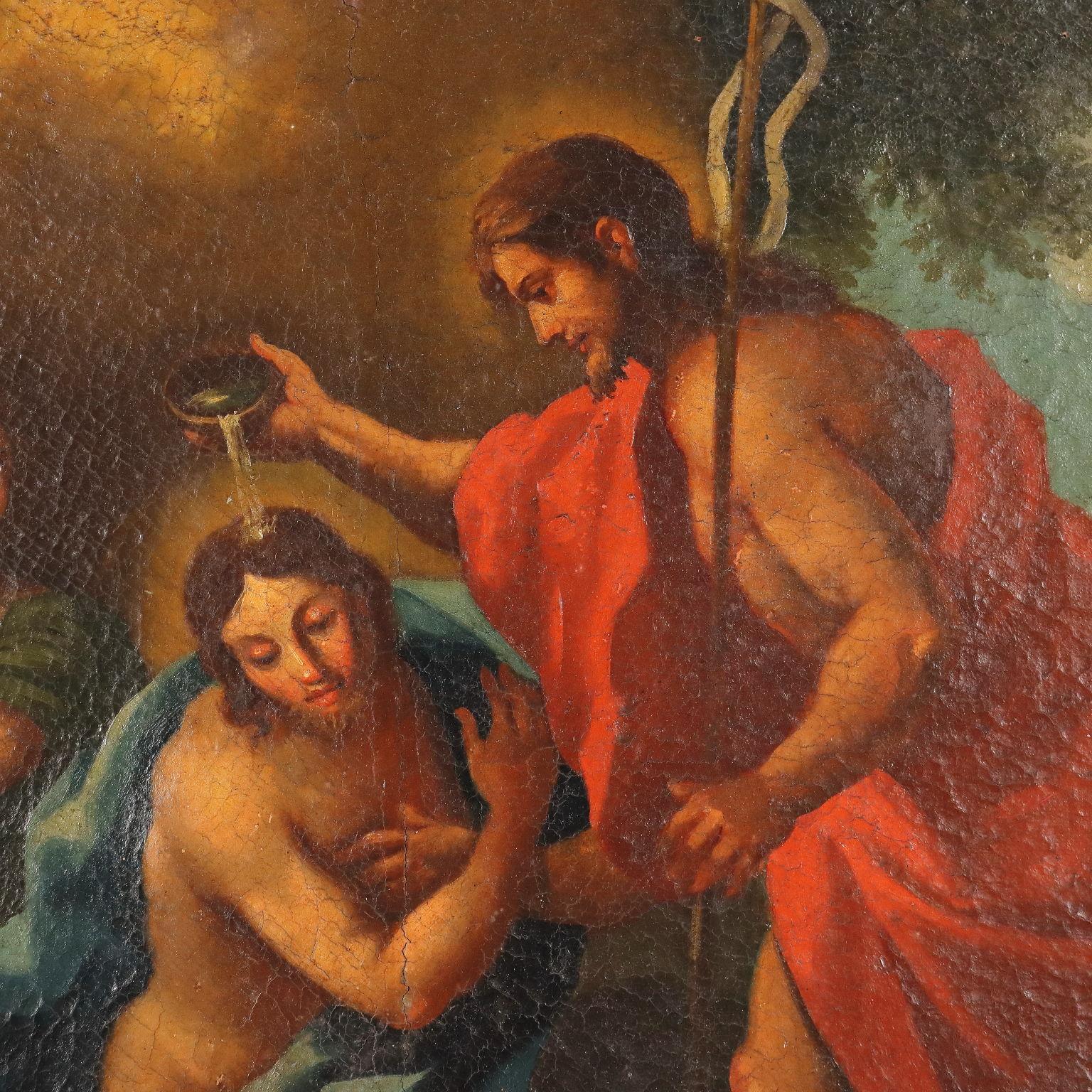 Painting The Baptism of Christ 17th century For Sale 1