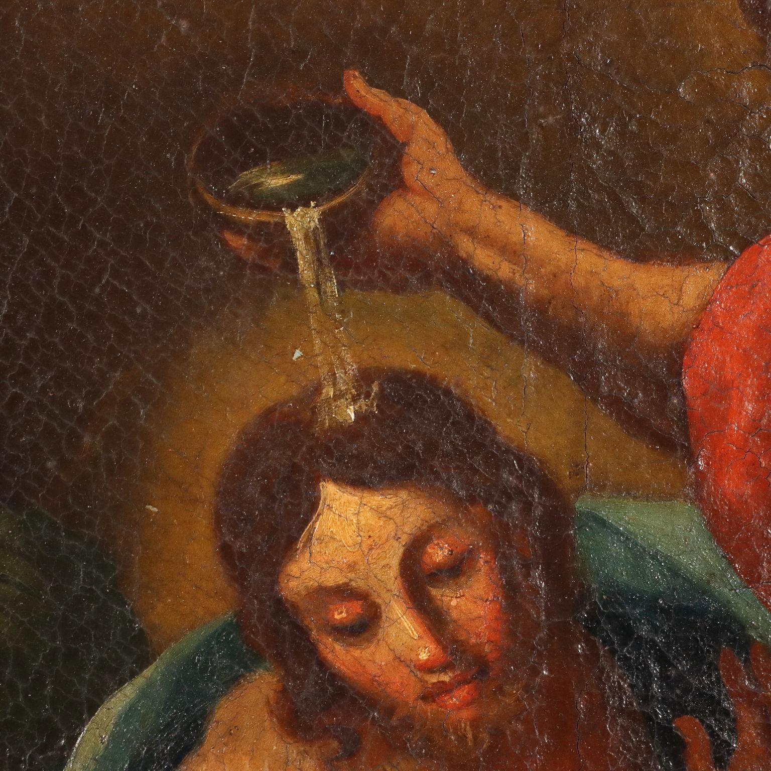 Painting The Baptism of Christ 17th century For Sale 2