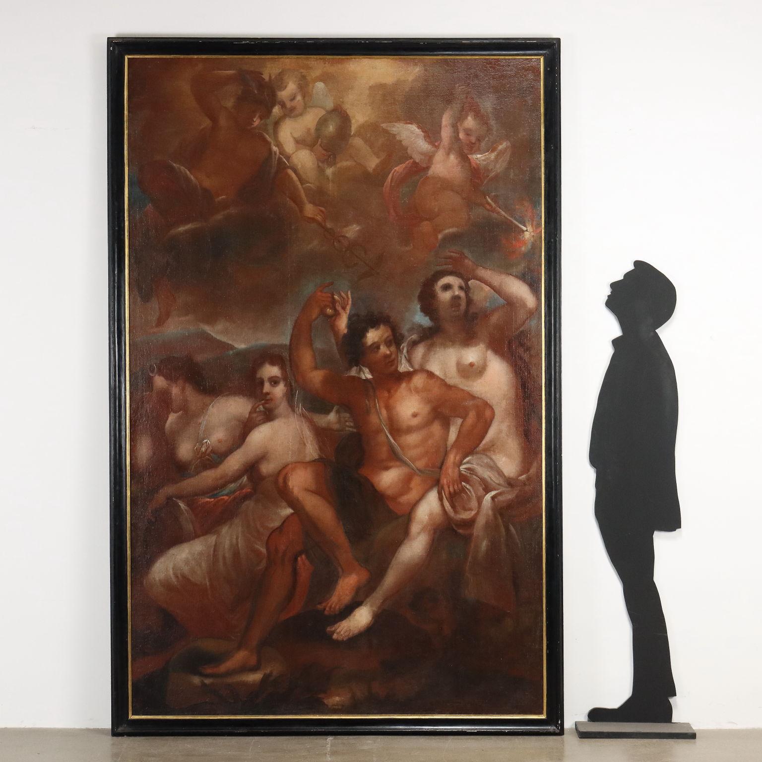 Dipinto Il Giudizio di Paride XVIII secolo - Painting di Unknown