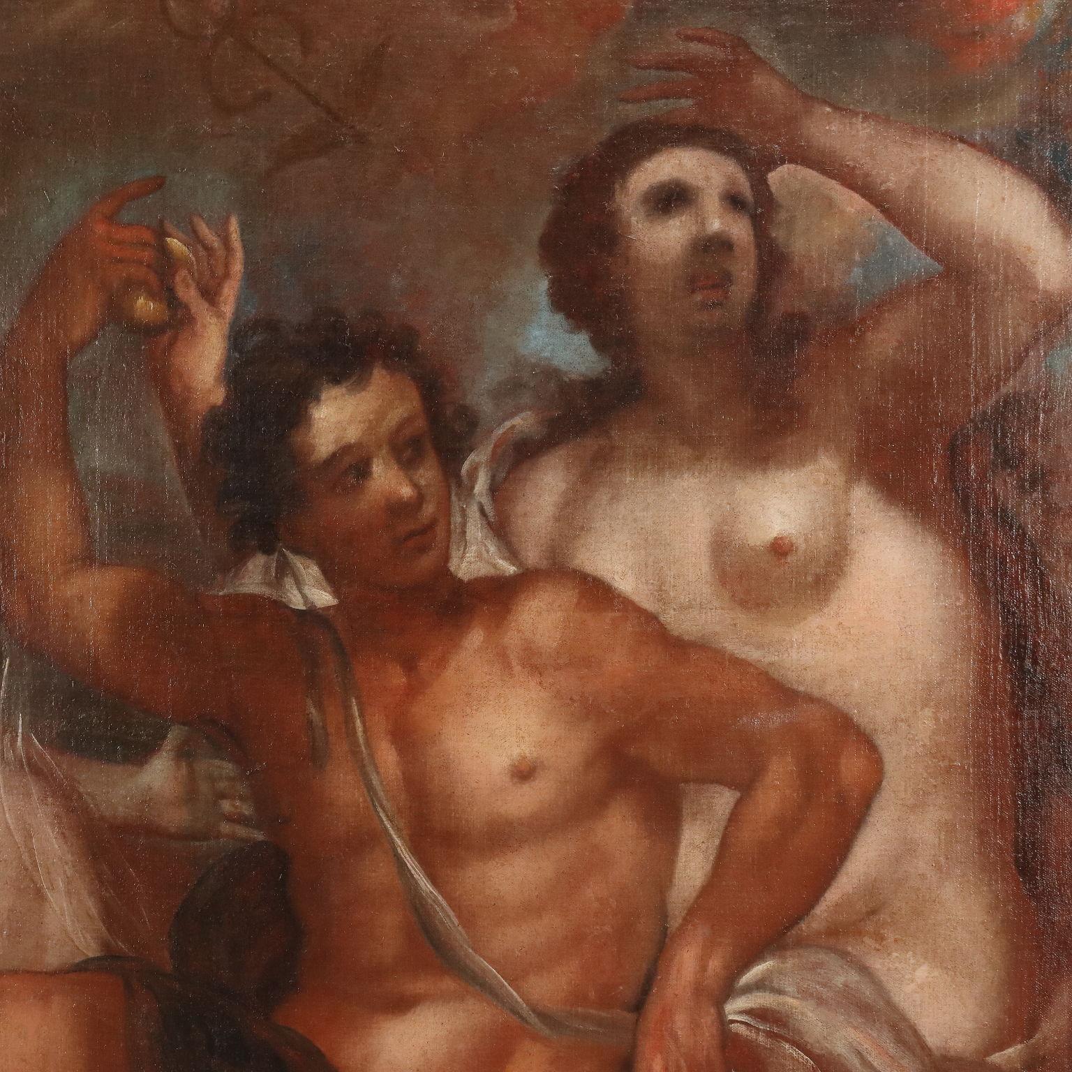 Dipinto Il Giudizio di Paride XVIII secolo in vendita 1
