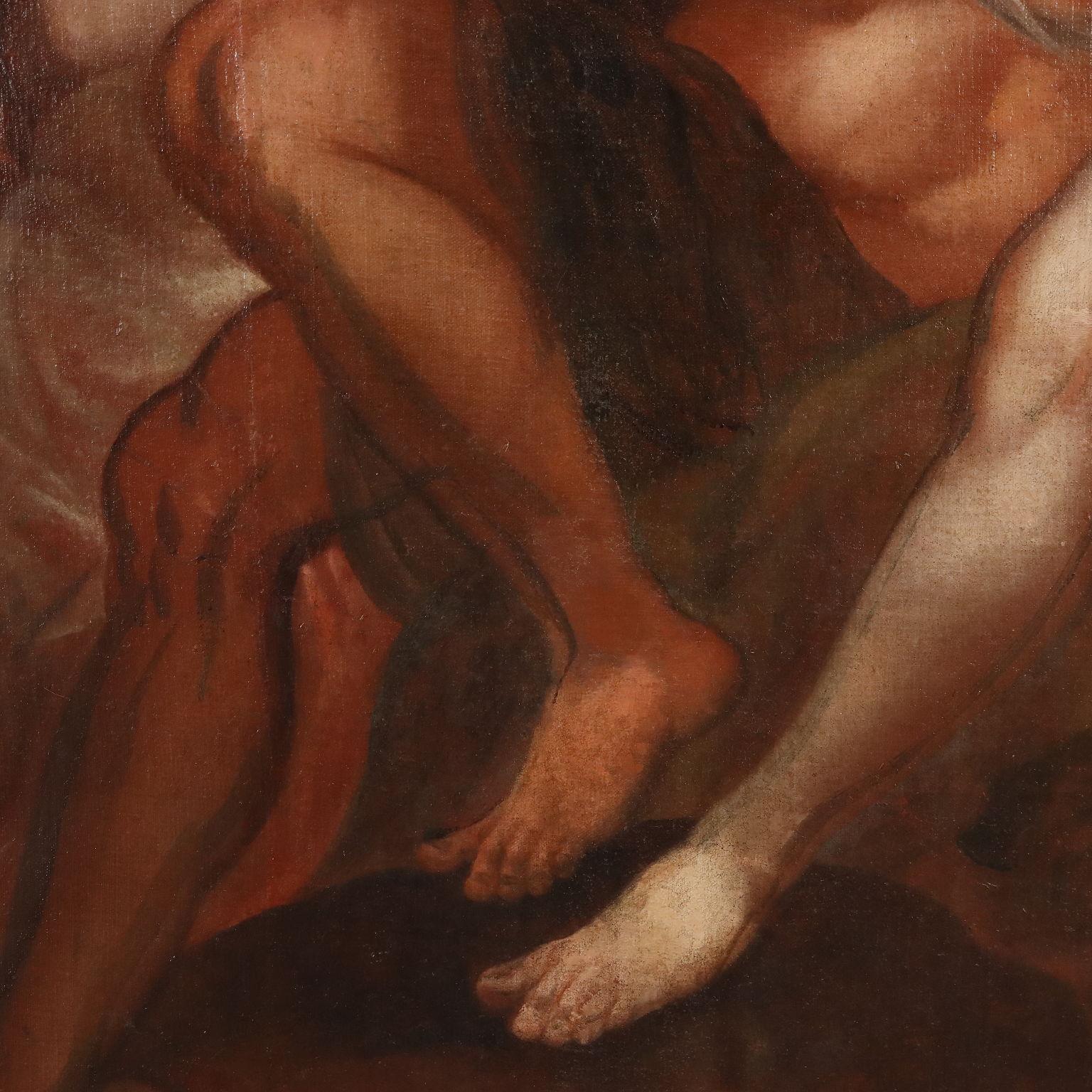 Dipinto Il Giudizio di Paride XVIII secolo in vendita 3