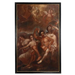 Pintura El Juicio de París Siglo XVIII