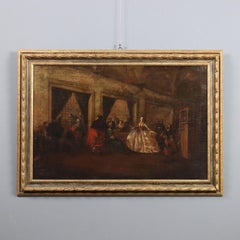 Painted Il Parlatorio delle Monache di San Zaccaria Copy by Francesco Guardi