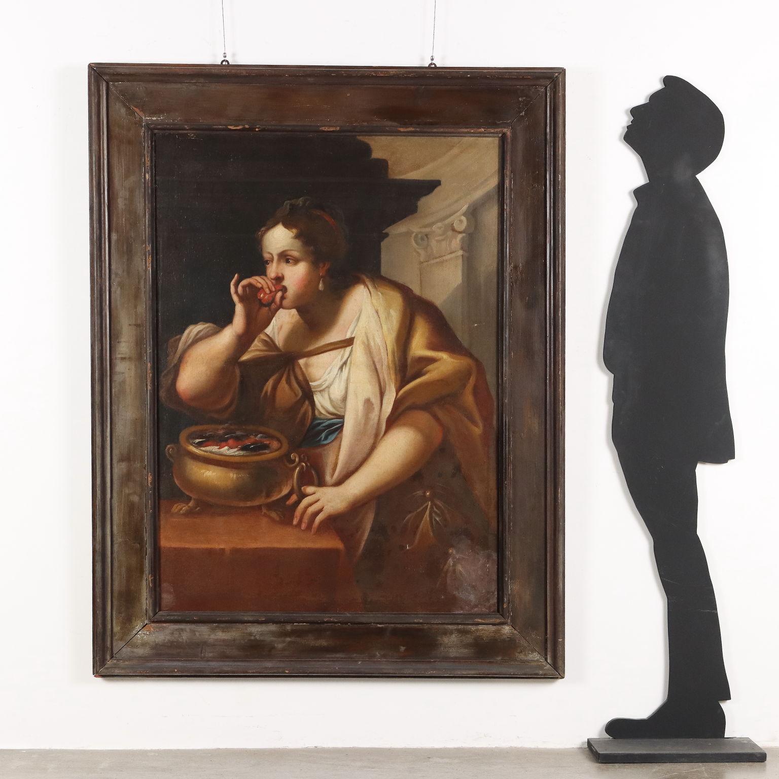 Gemälde Der Selbstmord der Portia  18. Jahrhundert – Painting von Unknown