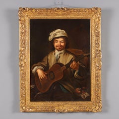 Dipinto Il Suonatore di Chitarra XIX secolo