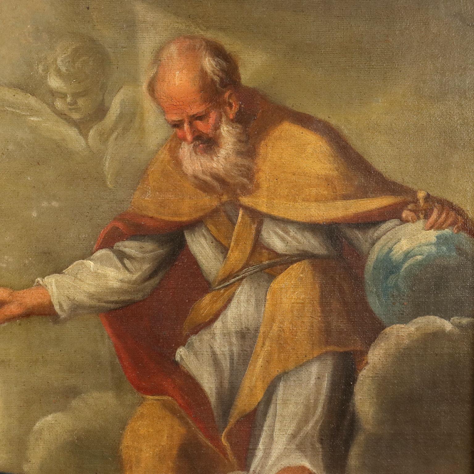 Dipinto Incoronazione della Vergine XVII secolo in vendita 1