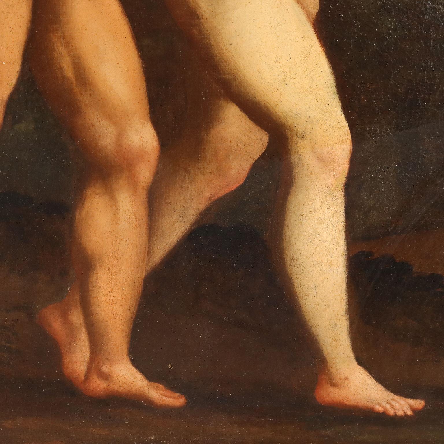 Dipinto La Cacciata di Adamo ed Eva XVIII secolo 1