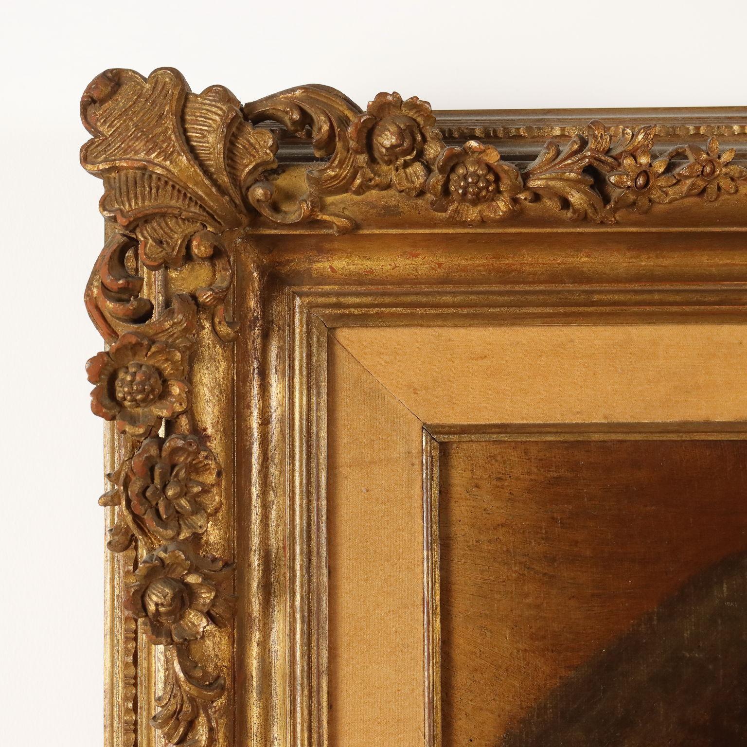 Dipinto La Cacciata di Adamo ed Eva XVIII secolo 3