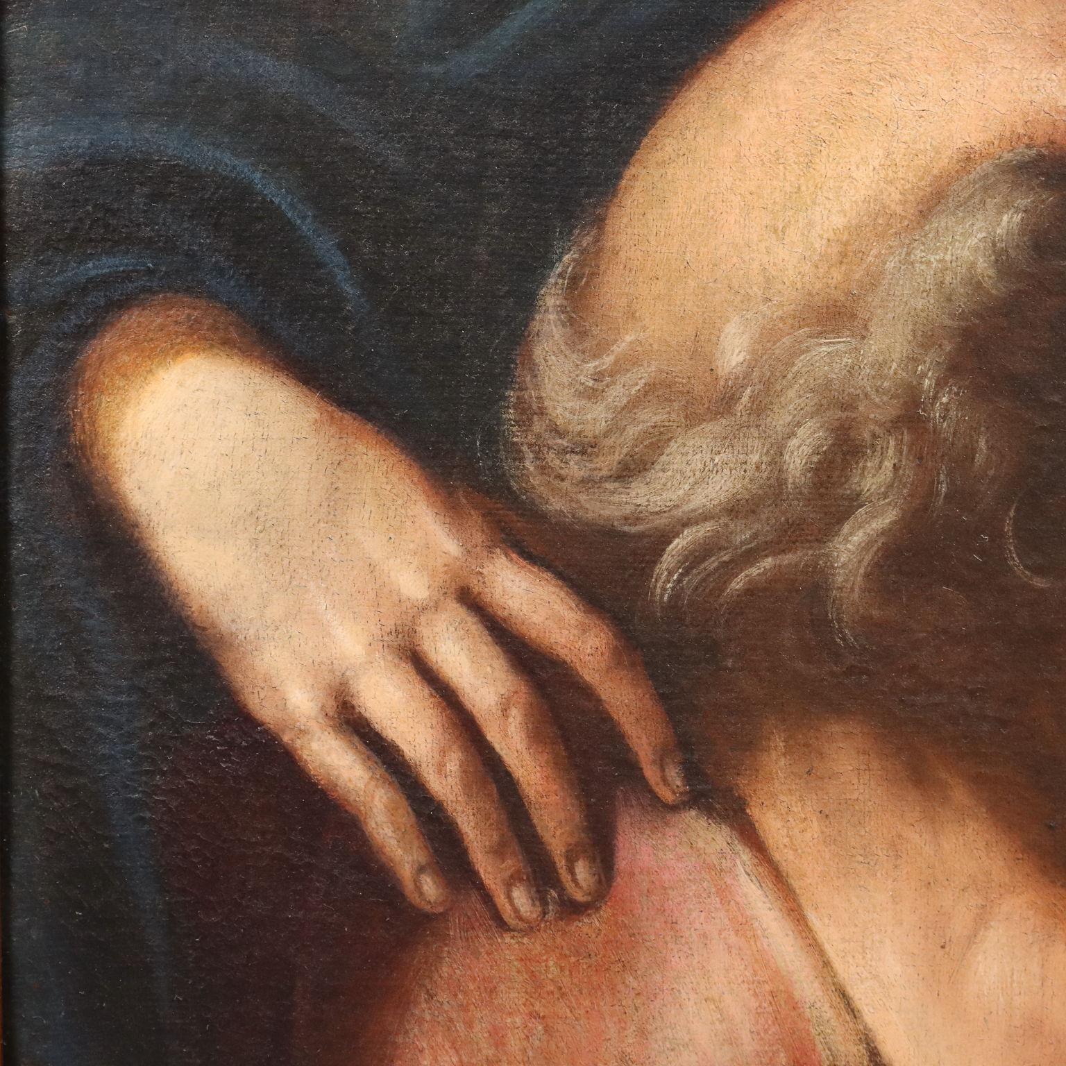 Peinture Charité romaine 17e siècle en vente 1