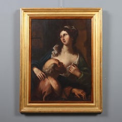 Peinture Charité romaine 17e siècle