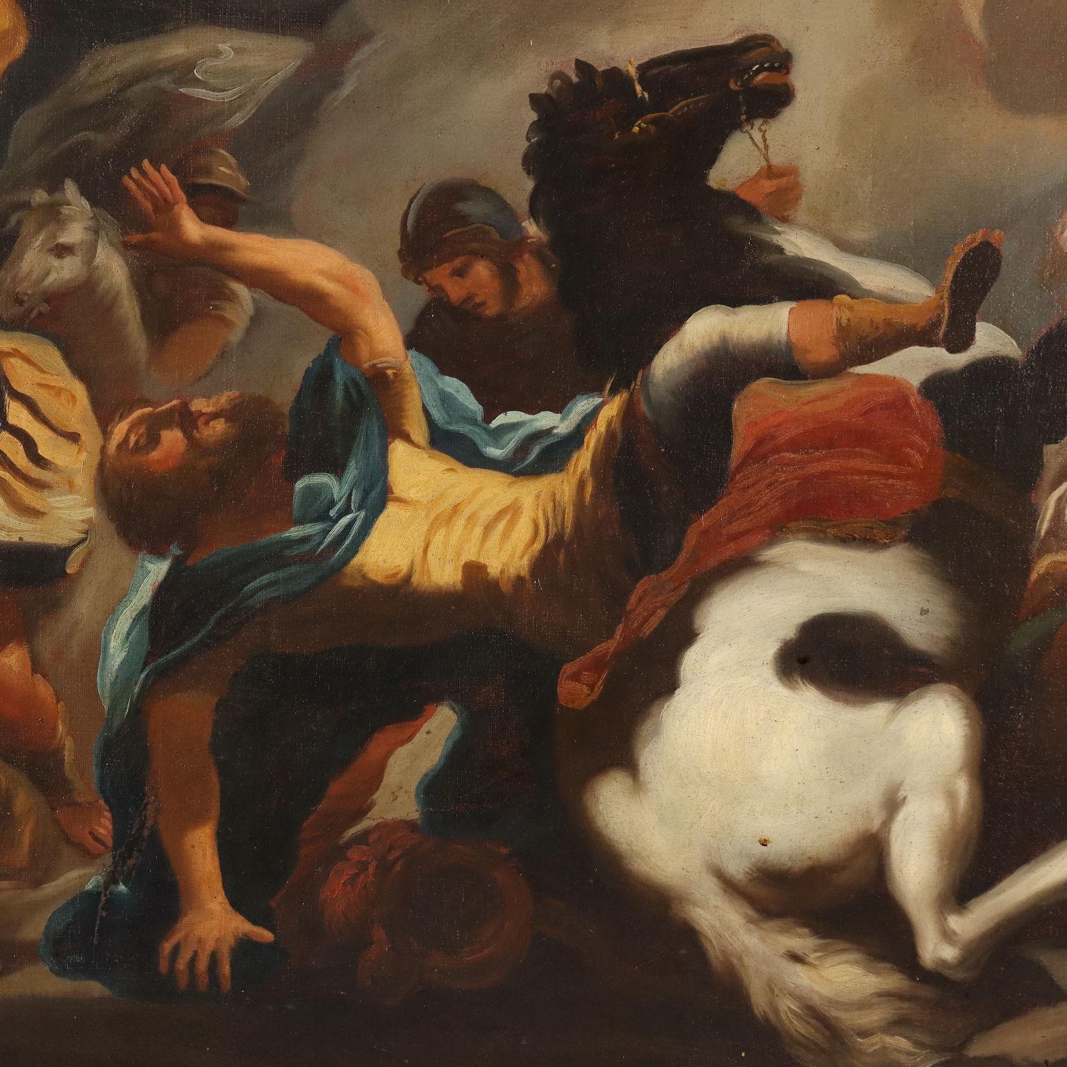 Painting The Conversion of St. Paul 17th century For Sale 1