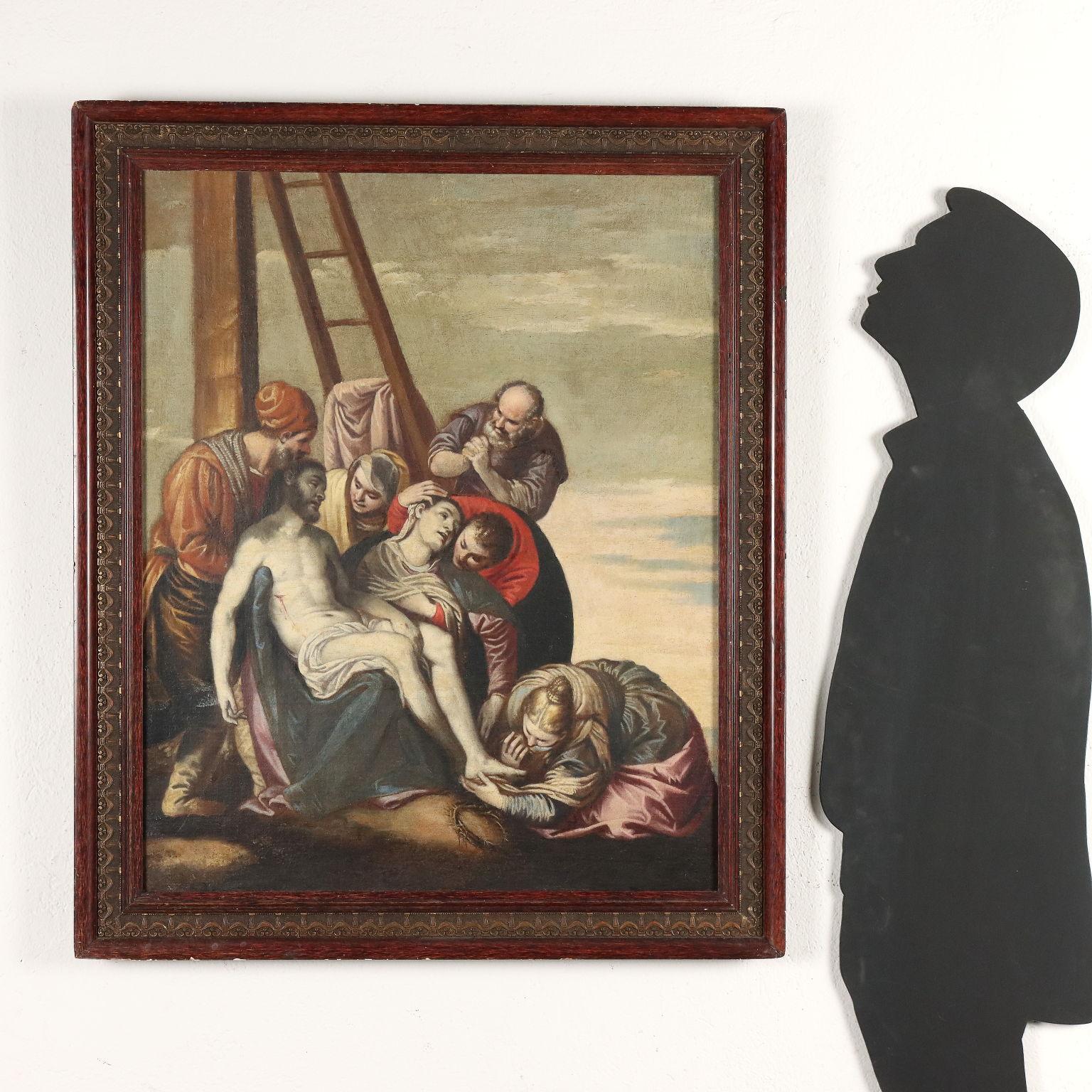 Painting The Deposition of Christ 18th century For Sale 1