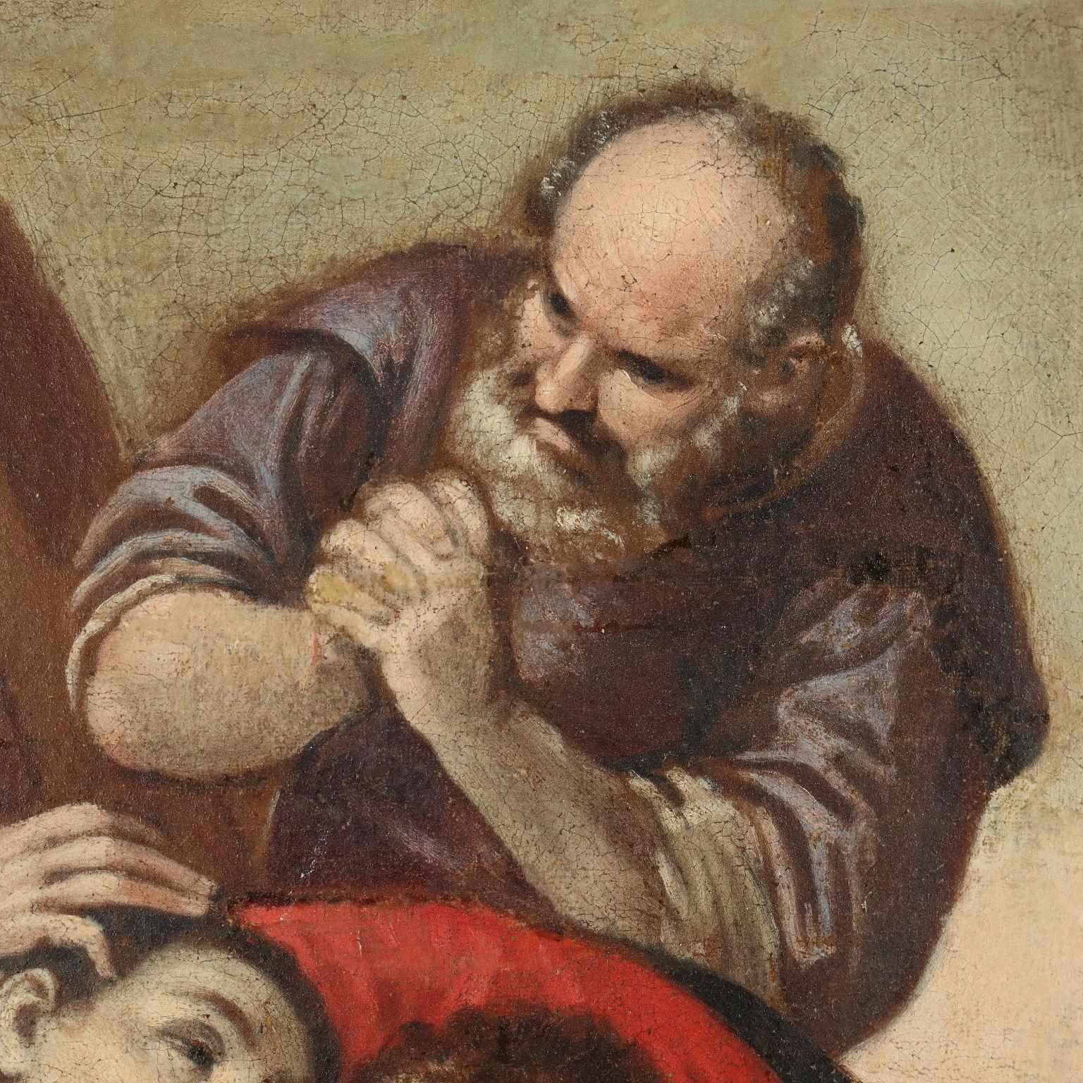 Peinture La Déposition du Christ 18e siècle 3