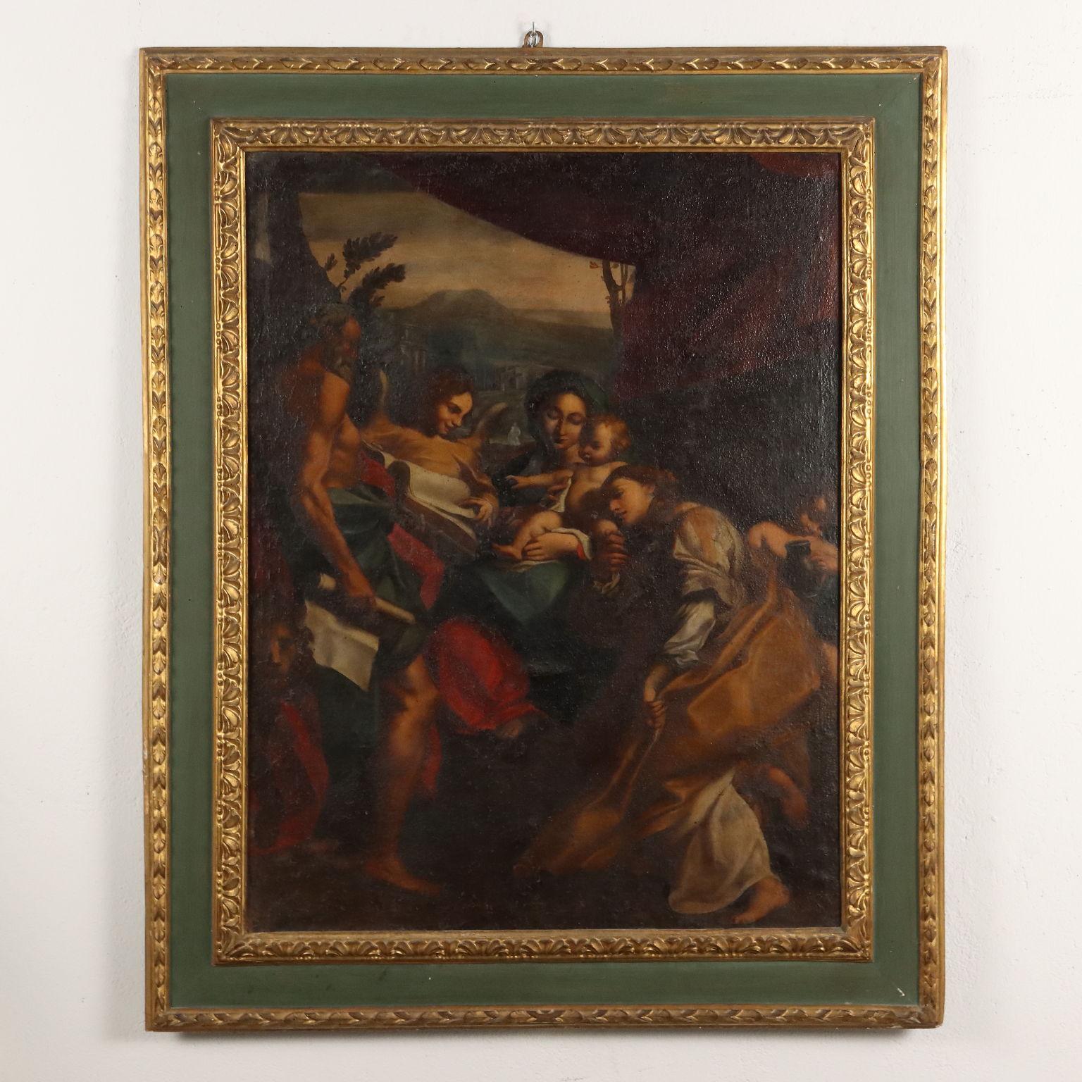 Painting Our Lady of St. Jerome, 17th-18th century For Sale 1