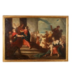 Antique Painting The Visitation late 18th century