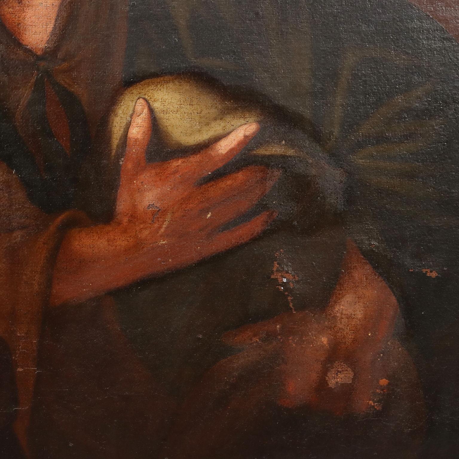 Gemälde Lot und die Töchter 17. Jahrhundert im Angebot 1