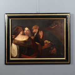 Painting Lot and the Daughters 17th century