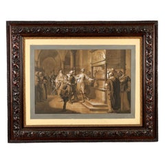 Dipinto Ludovico il Moro sulla Tomba di Beatrice d'Este XIX secolo