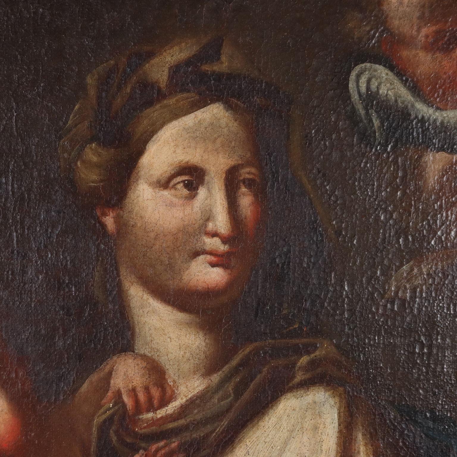 Dipinto Madonna con Bambino 1600s-1700s - Painting Altro stile artistico di Unknown