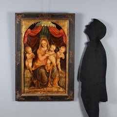 Painting Madonna and Child with Angels 15th-16th century