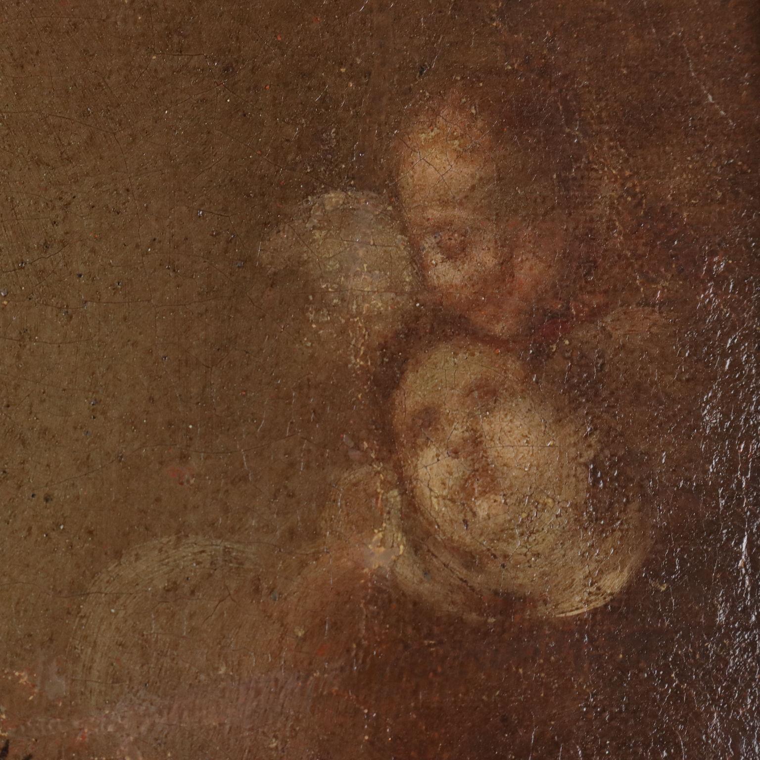 Gemälde Madonna und Kind mit der Heiligen Katharina von Siena 1600-1700 2