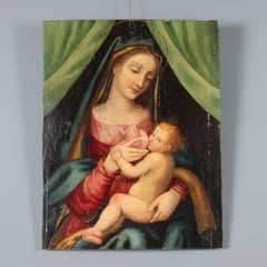 Dipinto Madonna con Bambino XVI secolo
